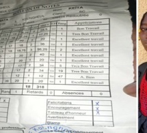 Koungheul: Ramata Keita élève en 5ème obtient une moyenne semestrielle de 17,67/20