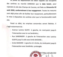 Sandaga - Ultimatum - Le Préfet de Dakar donne la date du déguerpissement définitif