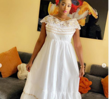 Mode Tabaski: La belle et élégante sœur de Cathy Chimère Diaw s'y met(Photos)