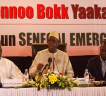 Lecture de l’actualité dominante : Bennoo Bokk Yaakaar félicite le Président Macky Sall pour son rôle au sein de la CEDEAO et la reprise du Dialogue National