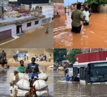 URGENT NO COMENT: Le Sénégal patauge dans l'eau après la pluie du samedi. REGARDEZ