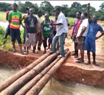Commune Boutoupa-Camaracounda : L'affaissement du pont sépare la population du reste du pays