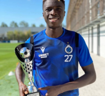 FC Bruges : Yousouph Badji désigné joueur du mois d'août.
