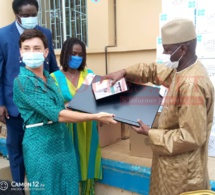 La cérémonie de remise de moyens techniques et de matériels sanitaires aux Forces de Défense et de Sécurité (FDS) du Sénégal, présidé par Mr le Ministre de l'intérieur