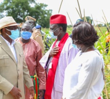 Macky Sall à Keur Socé: Visite des champs de la COPAR de 8 500 ha