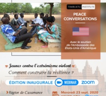 « Peace Conversations », les premiers Webinaires Zoom en Casamance.