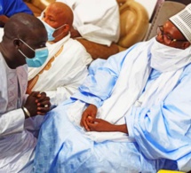 Magal de Touba : Me Bassirou Ngom reçu par Serigne Bass, Serigne Abdou Lahad et Sokhna Bali