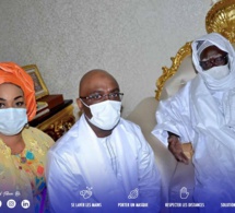 Veille de Magal de Touba 2020 : Cheikh Ahmed Tidiane Ba, le DG de la CDC, en visite chez le khalife et d’autres guides religieux