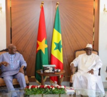 Le Président Rock Marc Christian Kaboré du Burkina Faso, au Sénégal depuis hier