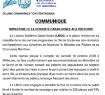 Dakar-Gorée: La liaison maritime reprend demain