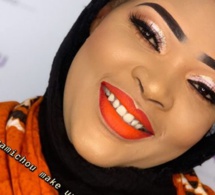 Boury Bathiely, méconnaissable après son make-up