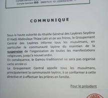 La communauté Layène ne célébrera pas le Gamou cette année.