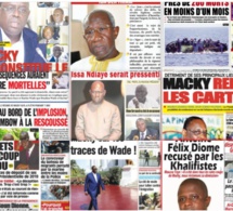 REVUE DES TITRES PAR NABOU NGOM A LA UNE DES QUOTIDIENS DU 03 NOVEMBRE 2020