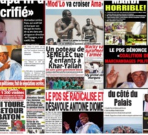 REVUE DES TITRES PAR NABOU NGOM A LA UNE DES QUOTIDIENS DU 11 NOVEMBRE 2020