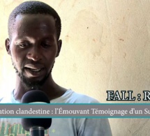 Émigration clandestine: Fall, le rescapé qui regrette son périple en mer