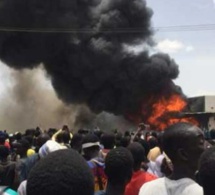 Incendie Ocass: plus d'un milliard de francs en fumée, le marché fermé pour trois jours