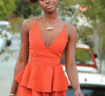 Diarra Sylla, dans une robe très sexy, redessine les rues de Californie