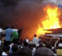Urgent : Après le Marché de Touba, le marché de Mbacké a pris feu