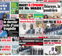 REVUE DES TITRES PAR NABOU NGOM A LA UNE DES QUOTIDIENS DU 24 NOVEMBRE 2020