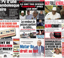 REVUE DES TITRES PAR NABOU NGOM A LA UNE DES QUOTIDIENS DU 26 NOVEMBRE 2020