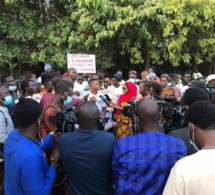 Marche pacifique des étudiants de l'Ucad