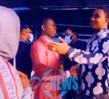 Retrouvaille entre Pape Diouf et Waly Seck au Radisson, regarddez!