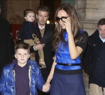 PHOTOS - David Beckham, Victoria Beckham et leurs enfants sont à Paris