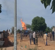 Incendie suite à une explosion de gaz : A Notto Gouye Diama, les populations de Ngadiaga très agitées depuis hier