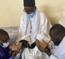 Condoléances : En images, la visite de Ousmane Sonko à Darou Mousty