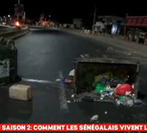 Couvre – Feu à Yoff – La route menant à l’aéroport Léopold Sédar Senghor en feu