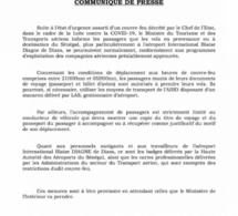 COUVRE-FEU/AIBD Les annonces du ministre en charge des transports aériens(Document)