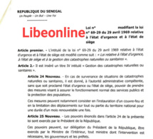 Modification de la loi relative à l'état d'urgence: Les députés convoqués ce lundi