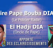 Des millions, des terrains offerts à Pape Bouba, abandon de poste: L'oncle du policer radié dément: "Il n'a reçu aucun franc. le chargé de com de Antoine Diome est mal informé..."