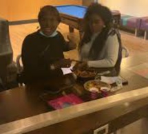 Regardez Bijou Ngone Pendo Ndeye Coumba vip haïr en mode déjeuner a New York