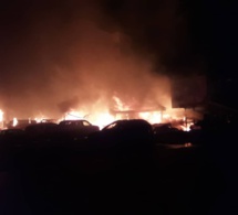 Incendie atelier menuiserie Colobane: un matériel d’une valeur de 27 millions consumé par le feu