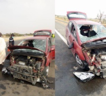 Urgent – Autoroute à péage : Le Saltigué Koromack Faye victime d’un accident (photos)