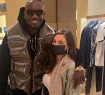 Mbaye Diagne en toute complicité avec sa petite famille