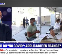 Stratégie "No Covid": pour Daniel Levy-Bruhl (Santé Publique France), "on a du mal à imaginer que ce genre de stratégie serait faisable et acceptable"