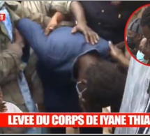 Levée du corps de Iyane Thiam: Son fils inconsolable