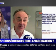Covid-19: la circulation des variants augmente mais n'est "pas explosive", selon le Pr Lina