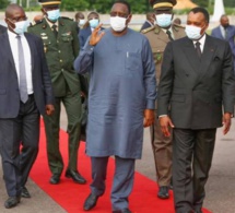 Les images de l’arrivée de Macky Sall au Congo