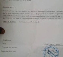 Twyford de Sindia: Les travailleurs en cessation de travail