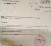 Modou Ndiaye Rahma vs Populations de Kahone : L’AGPBE tranche le débat