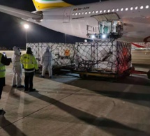 Le convoi des vaccins qui a quitté la Chine hier soir pour Dakar en images !
