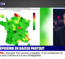 Guillaume Rozier (CovidTracker) sur le Covid-19: "Sur une large majorité du territoire, le nombre de cas diminue"