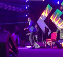 DJ Kheucha de la 2stv dans ses délire sur scène en Gambie ravit la vedette de MC