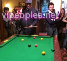 Souleymane Ndene Ndiaye se met au billard !