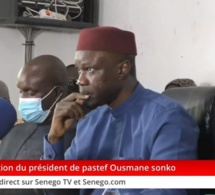 Ousmane Sonko invoque son droit à la résistance et dézingue le “triangle des Bermudes judiciaire”