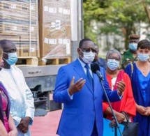 Initiative Covax : Macky Sall a réceptionné le premier lot de vaccins
