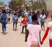 Direct: A Guédiawaye, les élèves manifestent pour la libération d’Oumane Sonko